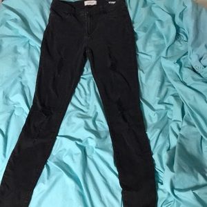 Black pacsun ripped skinny jeans
